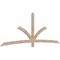 Ekena Millwork Davenport Smooth Timber Gable Bracket, Douglas Fir, 108"W x 40"H x 1 1/2"D x 3 1/2"F, 9/12 Pitch GBW108X40X0204DAV00SDF - alternate 5